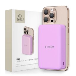 Tech-Protect PB12 Lifemag MagSafe 20000mAh - Lilac