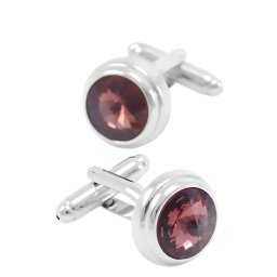 Gaira® Manžetové knoflíčky 32089, Barva vínová