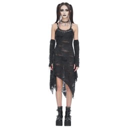 šaty dámské a nárukávník (set) DEVIL FASHION - Punk - SKT190