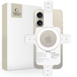 Nalepovací kroužek Tech-Protect Magmat MagSafe Universal Magnetic Ring - Bílý