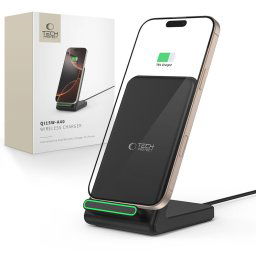 Tech-Protect QI15W-A40 Bezdrátová nabíječka - Černá