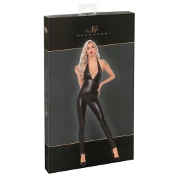 Noir - ern overal s halter vstihem - XL
