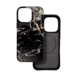 Pouzdro Forcell F-Protect Mirage MagSafe iPhone 16 Pro - black marble