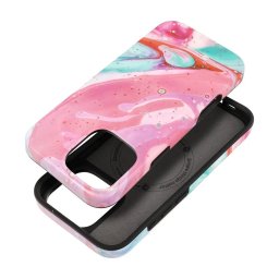 Pouzdro Forcell F-Protect Mirage MagSafe iPhone 16 - pink marble