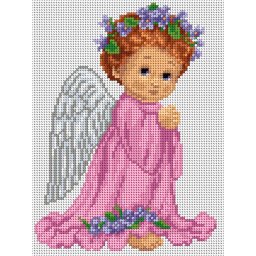 Sestava pro vyšívání křížkovým stehem Malwina 18x24cm - č. 5028