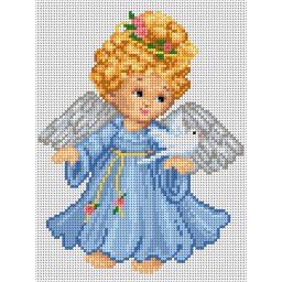 Sestava pro vyšívání křížkovým stehem Malwina 18x24cm - č. 5027