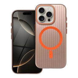 Kryt / obal CASE Simply MagSafe iPhone 16 Plus - titanium desert
