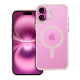 Obal / kryt CASE Color Edge Mag iPhone 16 Plus - růžový