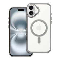 Obal / kryt CASE Color Edge Mag iPhone 16 Plus - titanově šedý