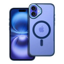 Obal / kryt CASE Color Edge Mag iPhone 16 - modrý