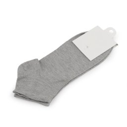 Bavlněné ponožky kotníkové unisex, barva 4 šedá střední