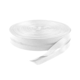 Lemovka pletená zakládaná polyamidová šíře 20 mm, barva 1000 bílá
