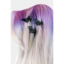 sponka do vlasů (set 6ks) KILLSTAR - Wing It - Black - KSRA004522