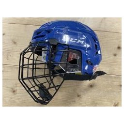 Hokejová helma CCM Tacks 210 Combo bílá XS - obvod hlavy 51.5-55.5cm