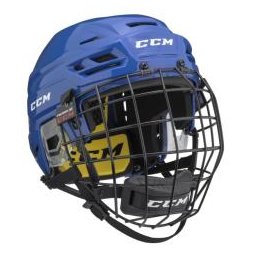 Hokejová helma CCM Tacks 210 Combo modrá S - obvod hlavy 52.5-57cm