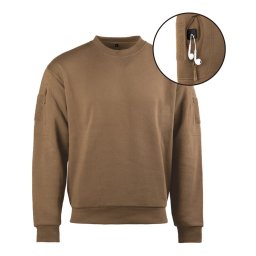 Mikina taktická ROUND NECK COYOTE vel. L