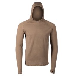Mikina funkční LOCHSA MERINO DARK EARTH vel. XXL
