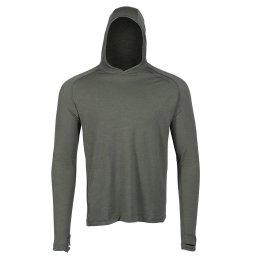 Mikina funkční LOCHSA MERINO SLATE ŠEDÁ vel. M