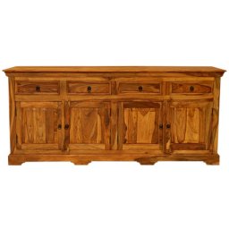 indickynabytek.cz - Komoda Jali 200x90x45 z indického masivu palisandr / sheesham
