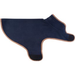 Vesta pro psa FLEECE TMAVĚ MODRÁ vel. S