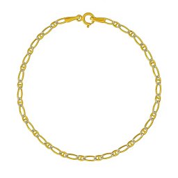 Silvego Zlatý náramek Figaro 2,2 mm - Y - FNN1002BGY