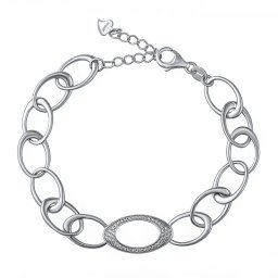 Silvego Stříbrný náramek Dayna s Brilliance Zirconia - JJJ0752B