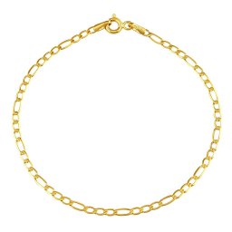 Silvego Zlatý náramek Figaro 2,2 mm - Y - TTG1007BGY