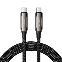 Tech-Protect UB10T UltraBoost Type-C Kabel 240W PD/QC 4.0 200cm – Černý