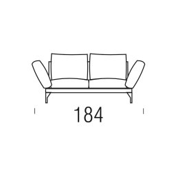 Beltá / Frajumar designové sedačky Asso 184cm