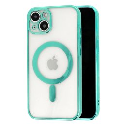 Pouzdro TopQ iPhone 11 Pro Max Luxury MagSafe - Mentolový