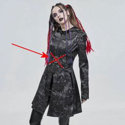 kabát dámský DEVIL FASHION - POŠKOZENÉ - MY819