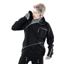 mikina pánská VIXXSIN - ULRICH - BLACK - POI1473