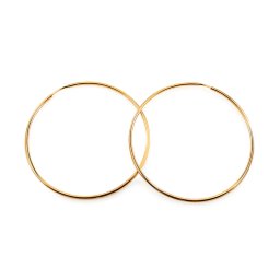 Moderní kruhové náušnice 5,5 cm IZ19815