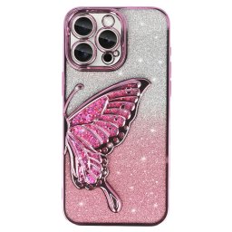Tel Protect Butterfly Water pro iPhone 16 - růžový