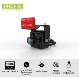 Interiérová FULL HD kamera do auta AHD 3,6mm objektiv 12V + Sony 307 snímač + WDR