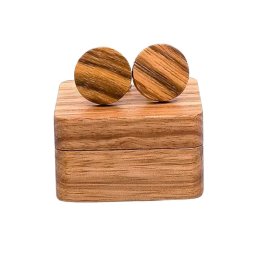 Gaira® Dřevěné manžetové knoflíčky 709124