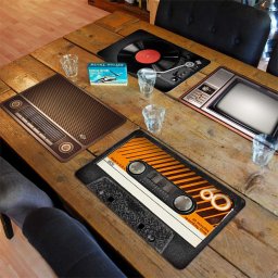 Podložky na stůl pod talíř - sada 4 ks Vintage prostírání