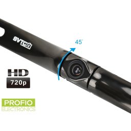 Couvací kamera HD 1280x720 + 175 ° úhel na zadní SPZ + krytí (IP68)