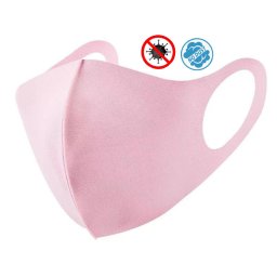 Nano ochranné rouška na obličej Růžové - Elastické (97% polyester + 3%spandex)