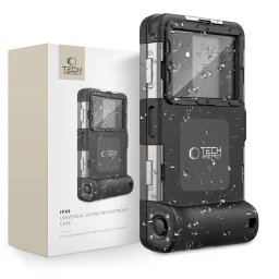Pouzdro TECH-PROTECT IPX8 DIVING WATERPROOF CASE - Černé