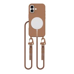 Tech-Protect MAGNECKLACE MagSafe iPhone 16 - Chocolate Brown