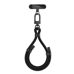 Tech-Protect C4S ROPE WRIST STRAP Šňůrka / popruh k telefonu na zápěstí - černá