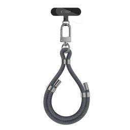 Tech-Protect C4S ROPE WRIST STRAP Šňůrka / popruh k telefonu na zápěstí - šedá