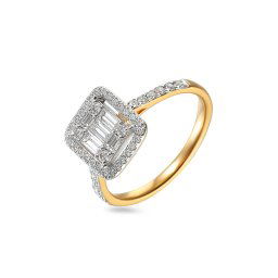 Briliantový prsten s baguette diamanty 0,660 ct IZBR146