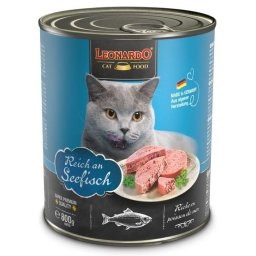 Leonardo s mořskými rybami - konzerva pro kočky 800 g