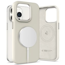 Pouzdro Tech-Protect Silicone Pure MagSafe iPhone 15 Pro - Cosmic Latte