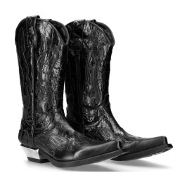 boty NEW ROCK - Flame Biker (7921-S1) Black