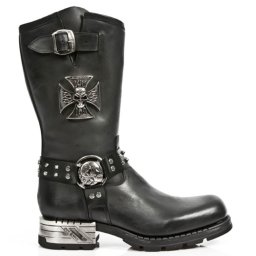 boty NEW ROCK - ITALI ANTIK MOTOROCK T.ACERO - M.MR030-S1