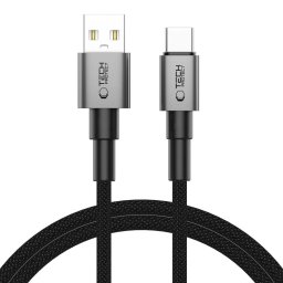 USB-A/USB-C kabel Tech-Protect UltraBoost DNA Type-C 15W/3A 1m Iron Grey