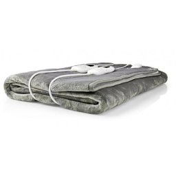 Ohřívací deka Nedis PEBL130CWT2 160x140cm, sametový povrch